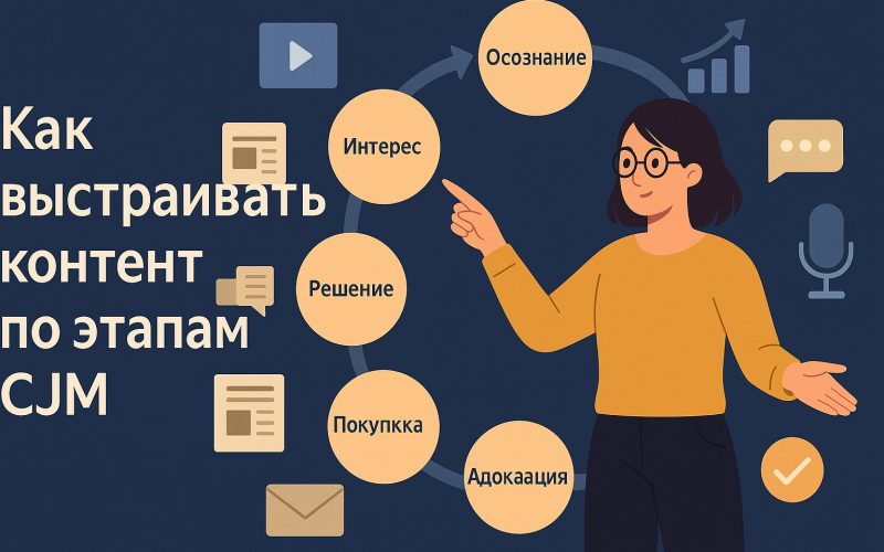 Как выстраивать контент по этапам CJM (Customer Journey Map)